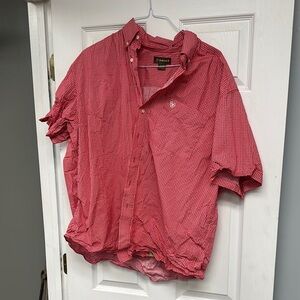 Ariat Red Casual Button Down Shirt